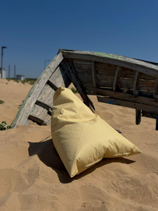 Almofada de Praia Riva — Sandy Yellow